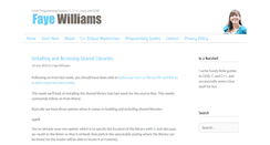 Desktop Screenshot of fayewilliams.com